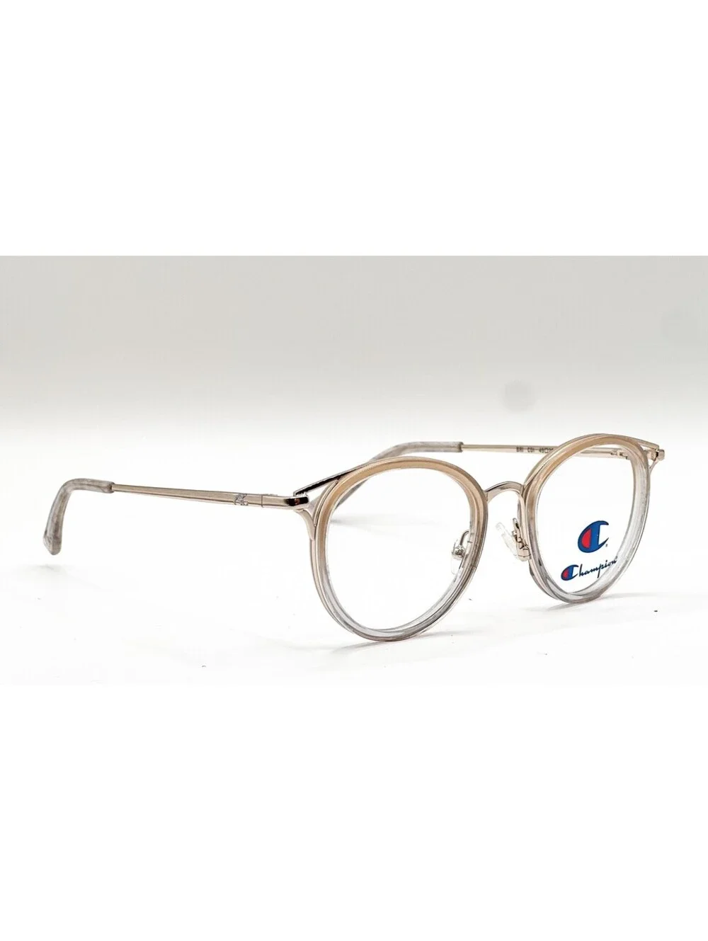 Champion Bri C01 Gold Round Authentic Eyeglass Frames 49-20-137